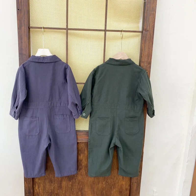 Autumn Kids Long Sleeved Jumpsuits Boys Clothing