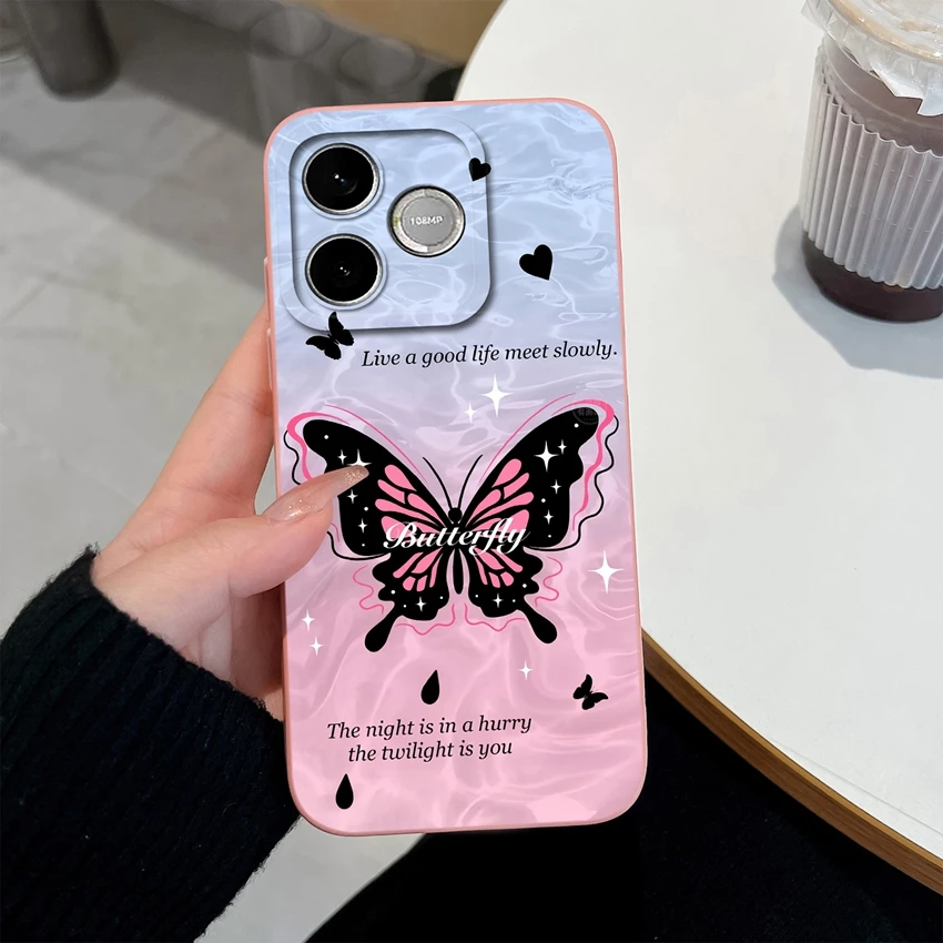 Luxury Bow Print Soft Silicone Anti-Drop Case - Lightweight & Smooth Finish
