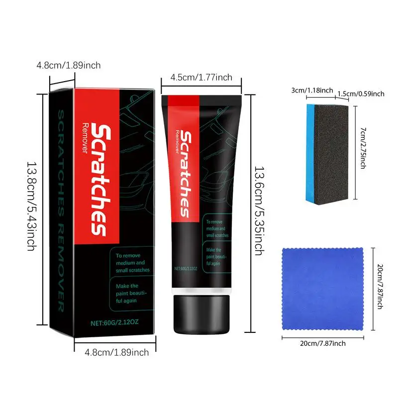 Car Scratch Remover Car Paint Scratch Repair Sparkle Cloth For Scratches Cleaning Remover For Deep Repair On car scratch remover