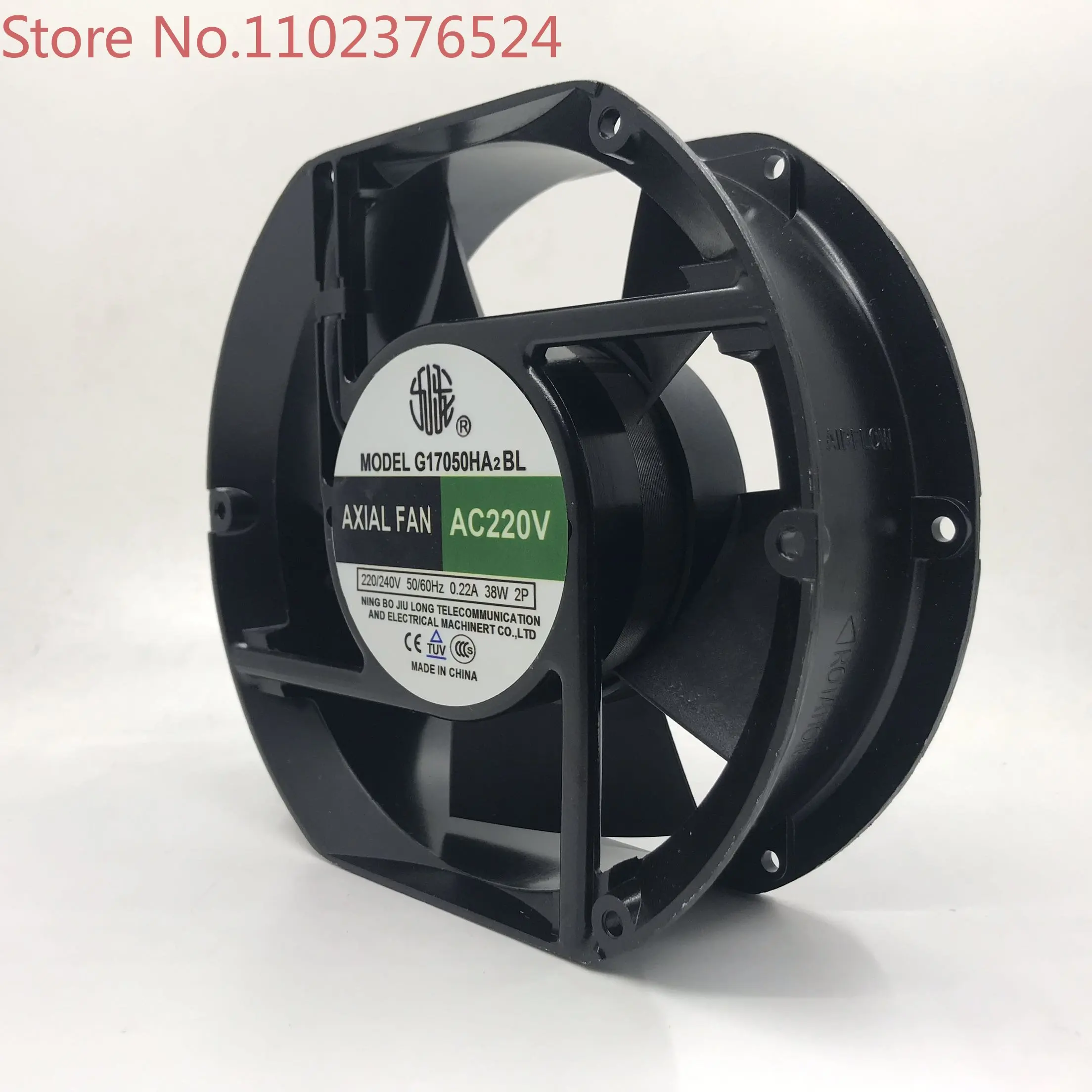 

Model G17050HA2BL AC220V 50/60HZ 38W converter cooling fan