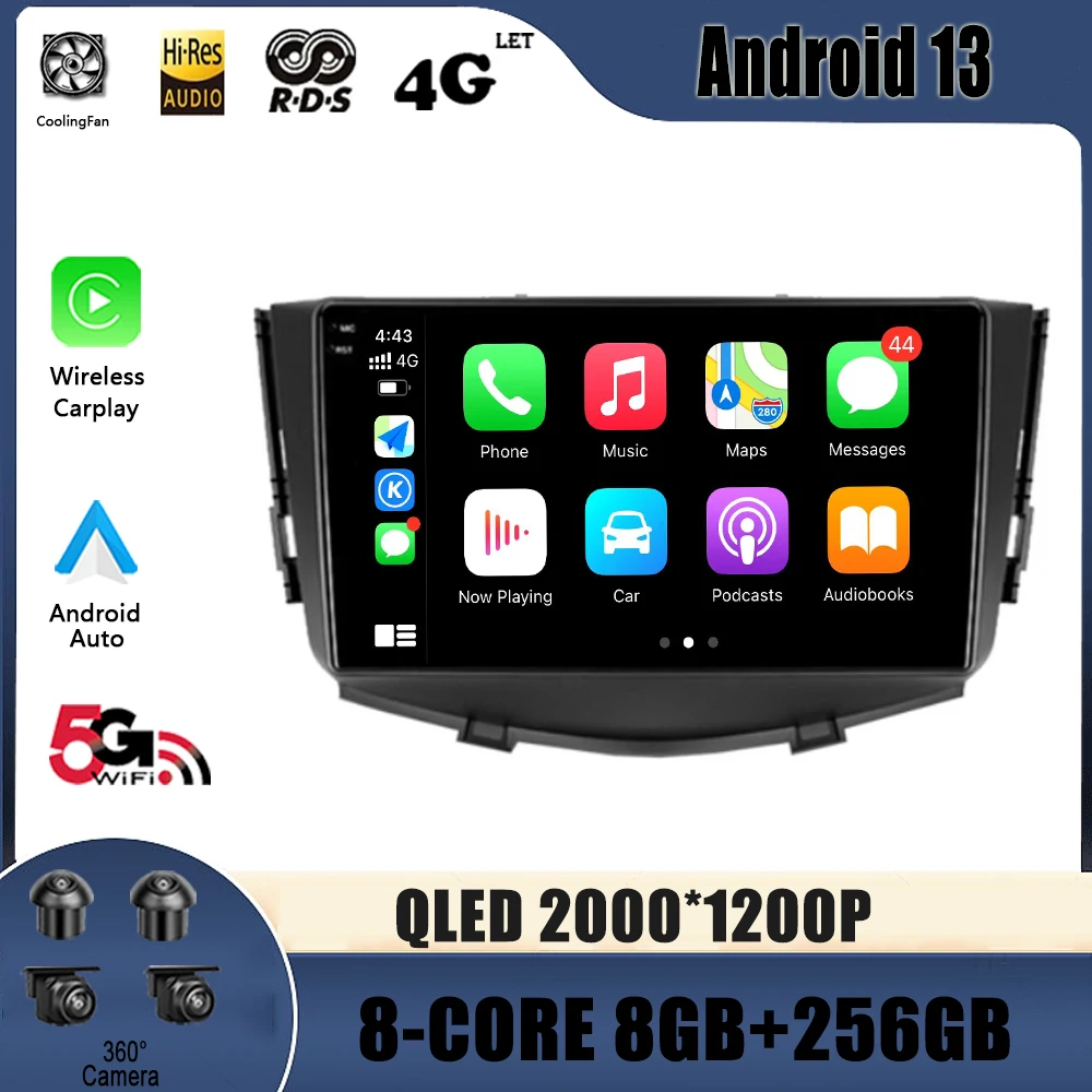 

For Lifan X60 2012 - 2016 Car Radio Multimedia Video Player Navigation 4G GPS Android 13 No 2din 2 din