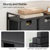 Laundry Hamper with Shelf - Laundry Basket Organizer with 3 Pull-Out Removable Bags Laundry Sorter Dirty Clothes Hamper. 4