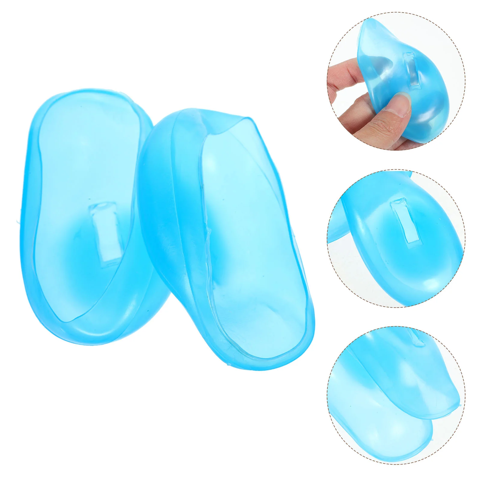 

3 Pairs Silicone Ear Cover Salon Protection Shield Swim Cap Tool Waterproof Child Shower Caps