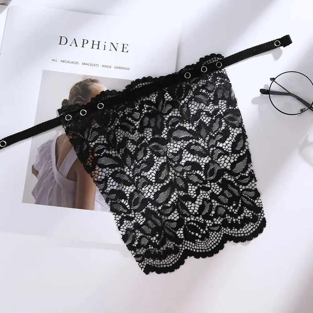 Women Lace Clip-on Camisole Bra Insert Fake Collar fake collar