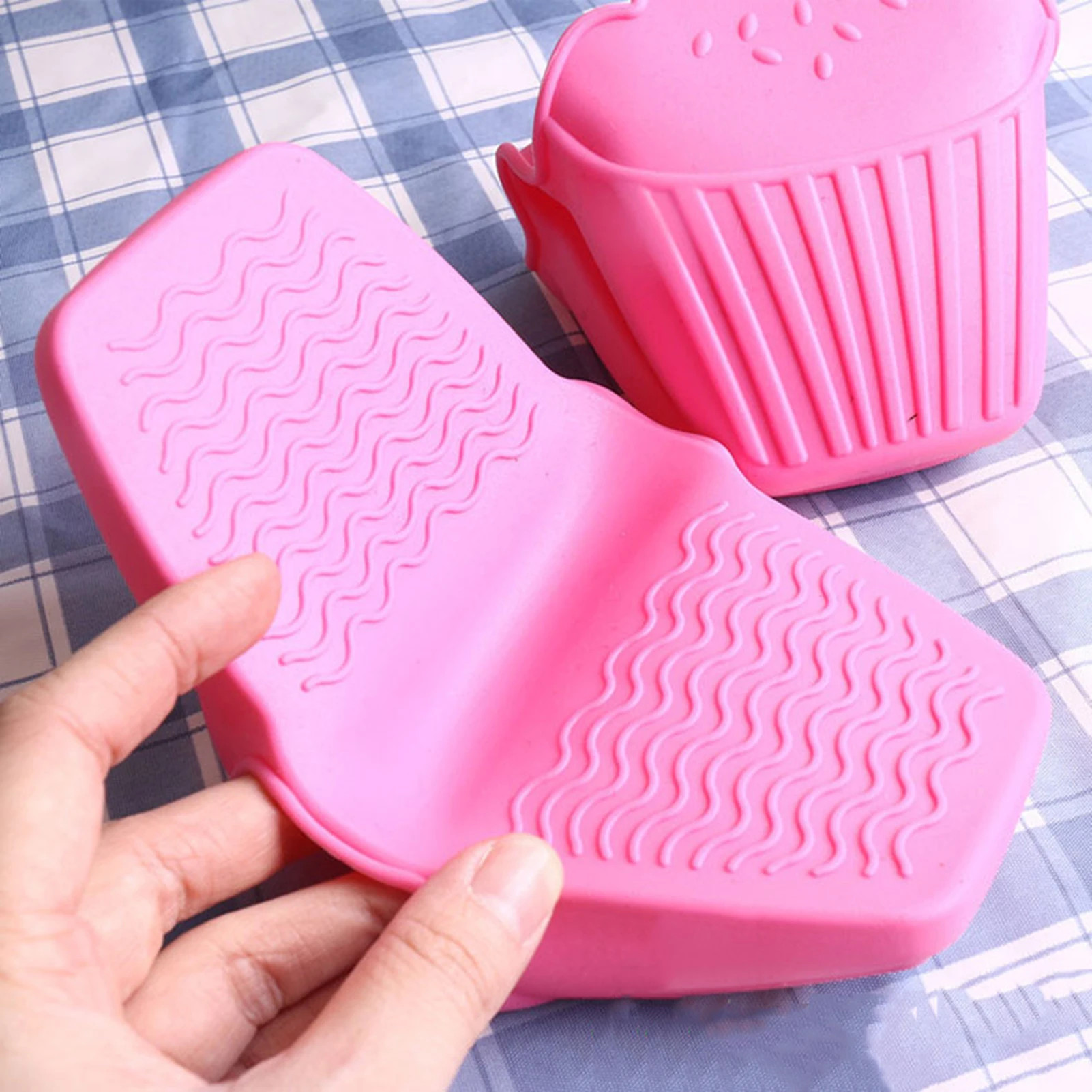 Soft Oven Gloves Hand Clamps Non-slip 1 Pair Kitchen Tool Silicone Anti-scalding Pot Kitchen Tool