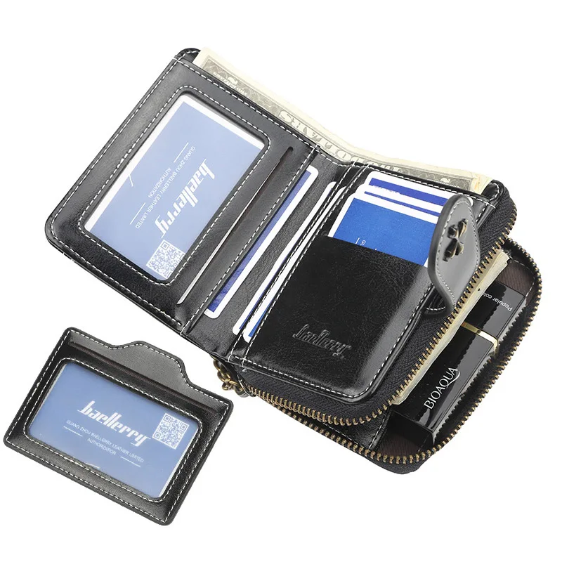 Women Wallets and Purses PU Leather Money Bag Female Short Coin Purse Small Credit Card Holder Zipper Cute Bifold Women Wallet