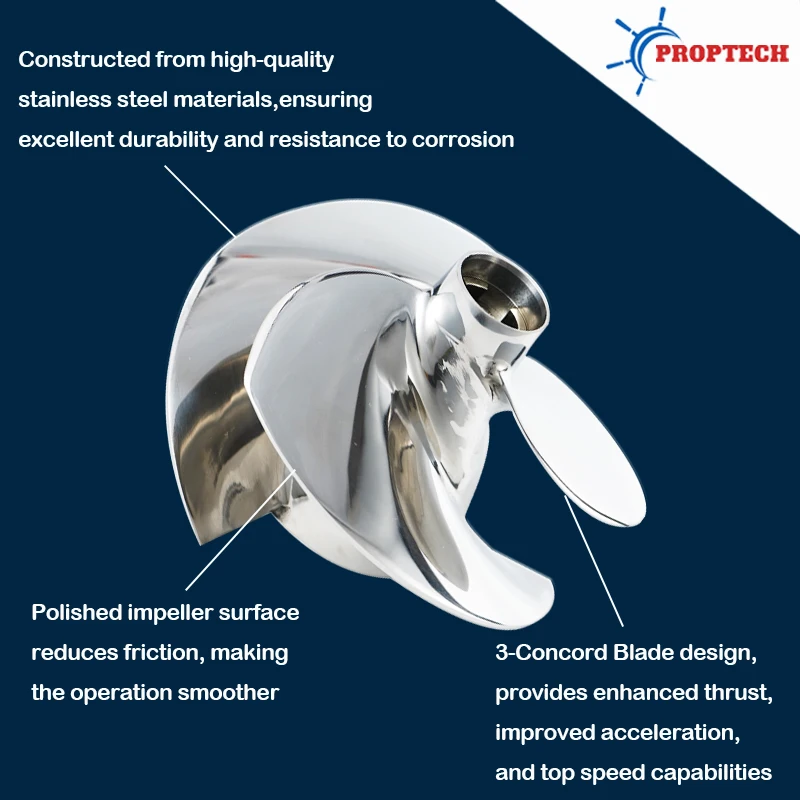 YS-CD-13/19 Jet Ski Impeller For Yamaha FY1800/FB1800 Wave Runner FX Cruiser VX CRUISER HO FZR /FZS/FZS SVHO 155mm 3 Blades