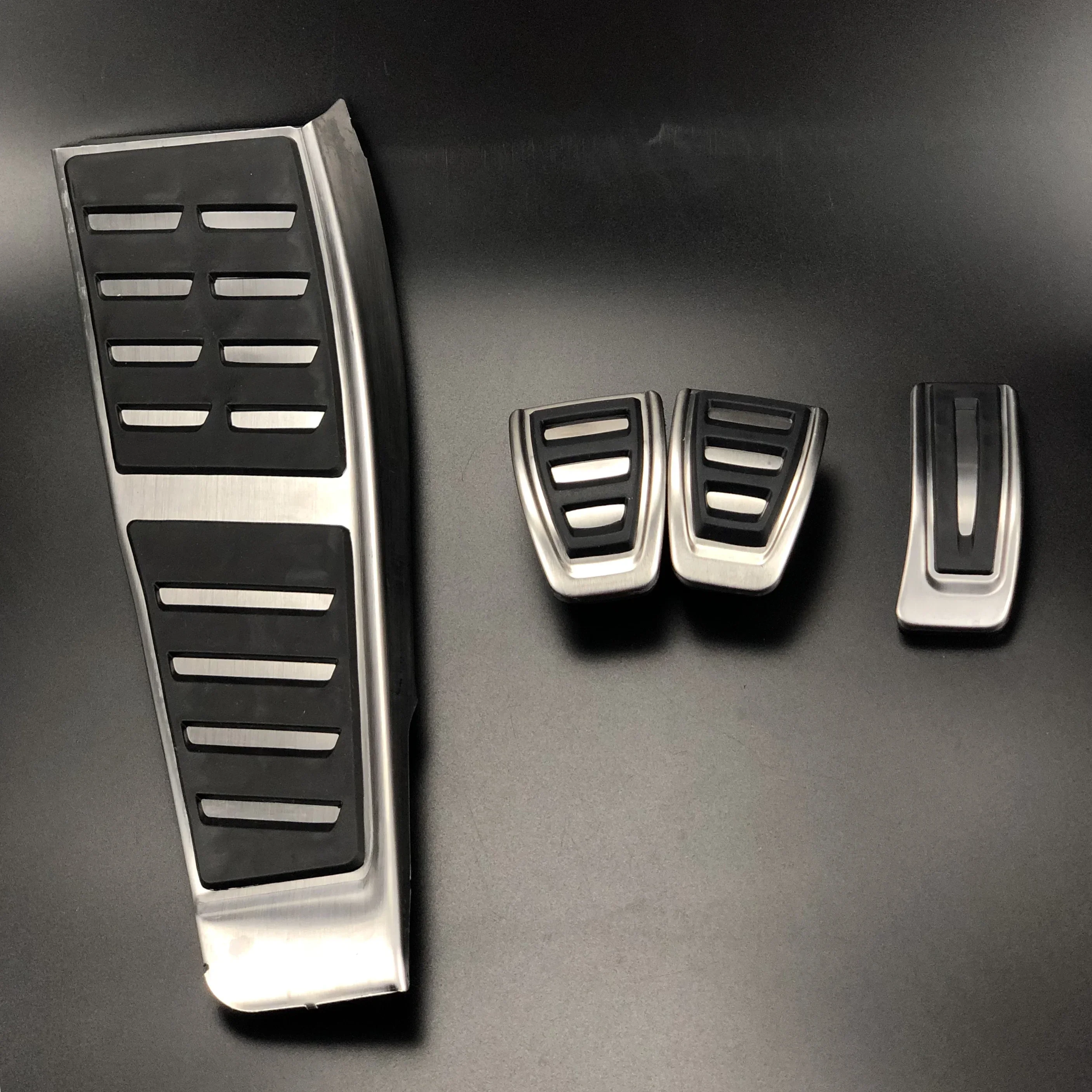 Stainless Steel Car Fuel Brake Footrest Pedals For Audi A4 S4 B8 8K / A5 S5 8T / Q5 Suitable for right side driving RHD ATMT
