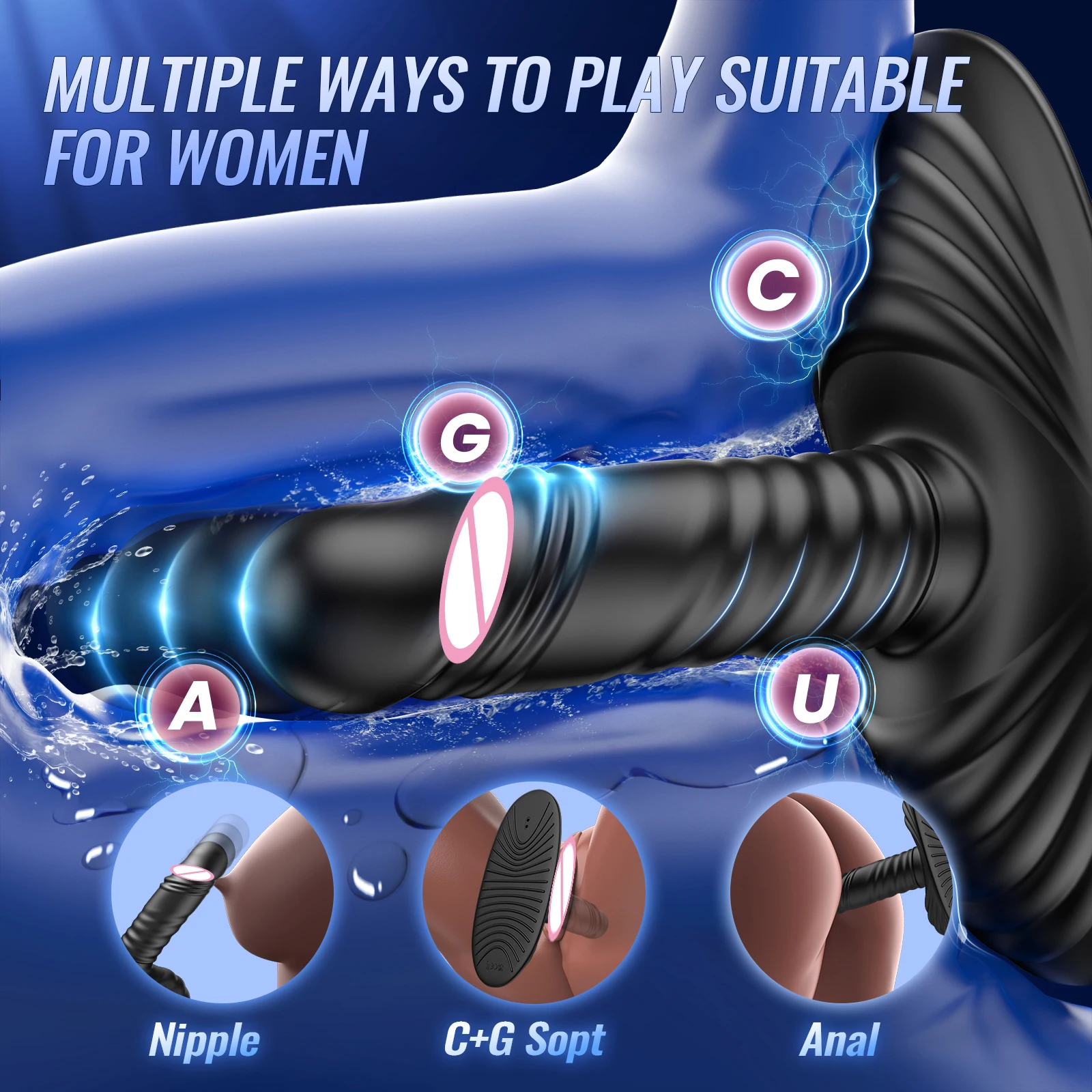 8-in-1 Vibrating Dildo 4