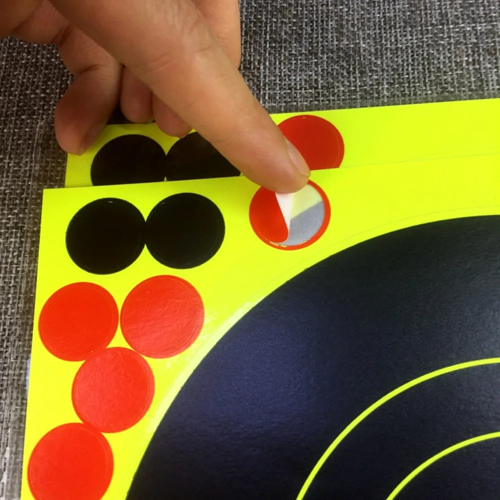 9 Types 8 Inch high visibility shooting target stickers Reactive Hunting Shooting Training Paper 10pcs/Set