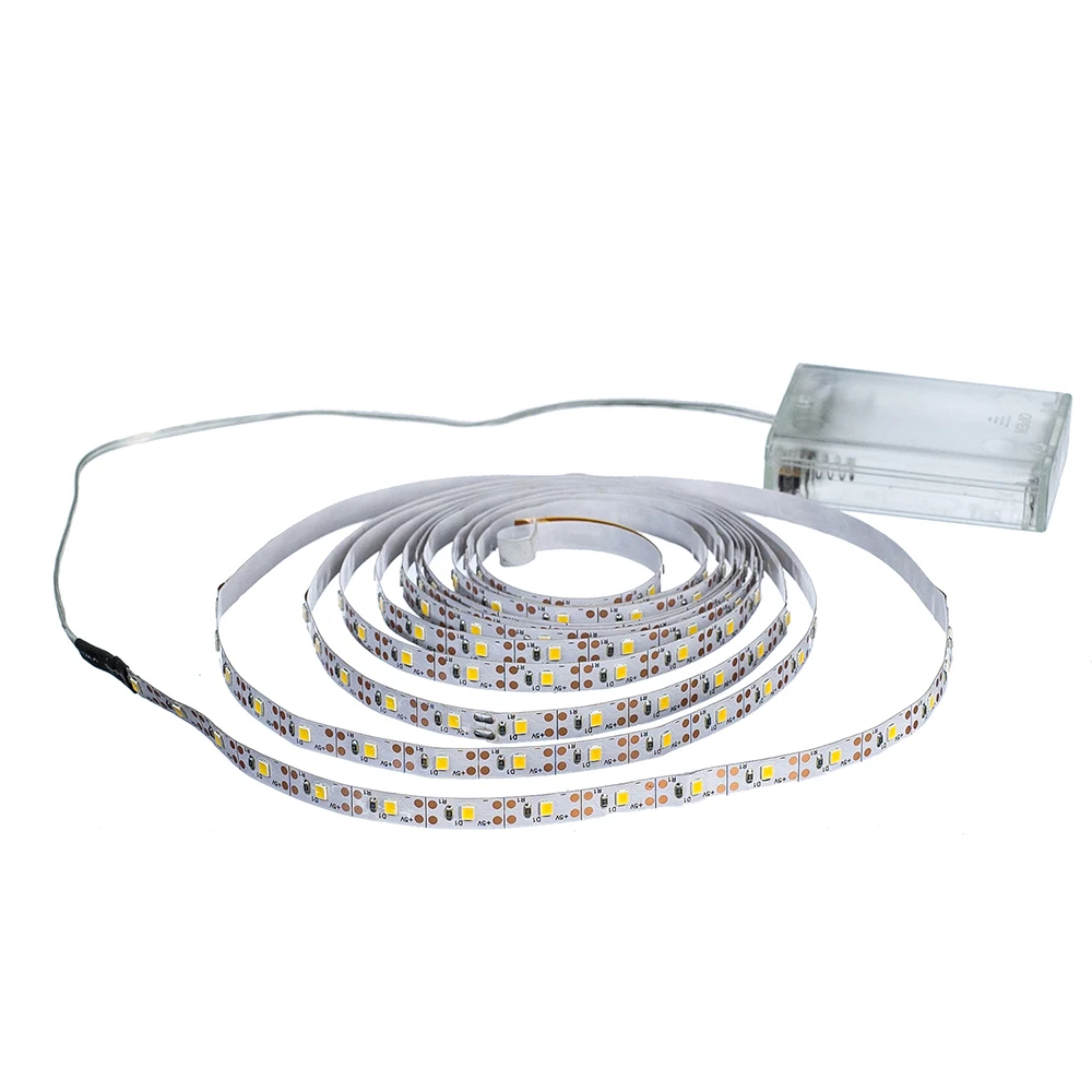 LED Strip Light 16.4FT 3AA Battery Power Flexible LED Light Strip DIY Home Decoration For TV Backdrop Bedroom Kitchen Lighting - 5