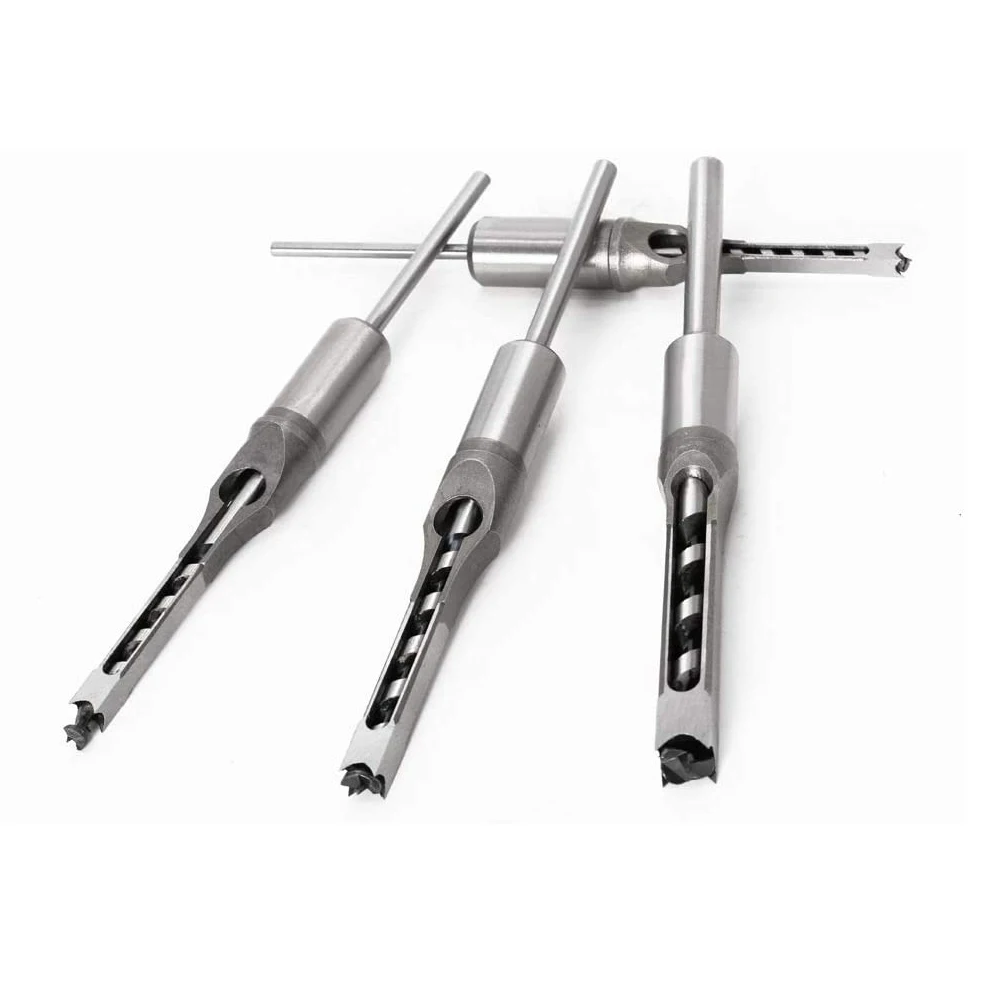 1Pcs 6-25mm HSS Twist Square Hole Drill Bits Auger Mortising