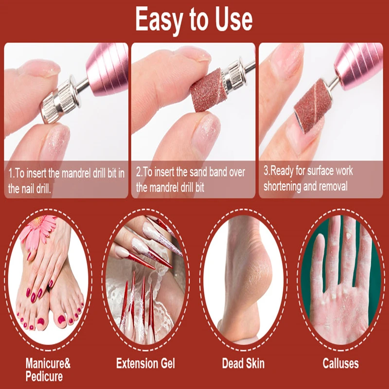 Рисунок 5 - набор шлифовальных насадок для