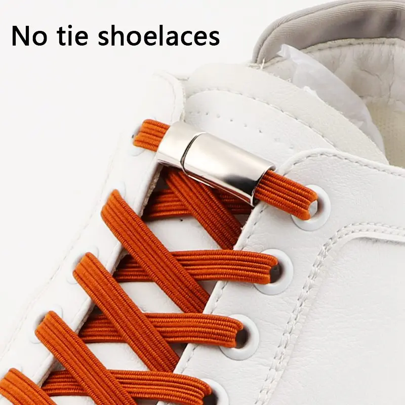 Magnetic Shoelaces Elastic No Tie Shoe Laces Sneakers Laces For Shoes Quick  Rubber Shoe Lace Lock Kids & Adult Flat Shoestringgs - Shoelaces -  AliExpress