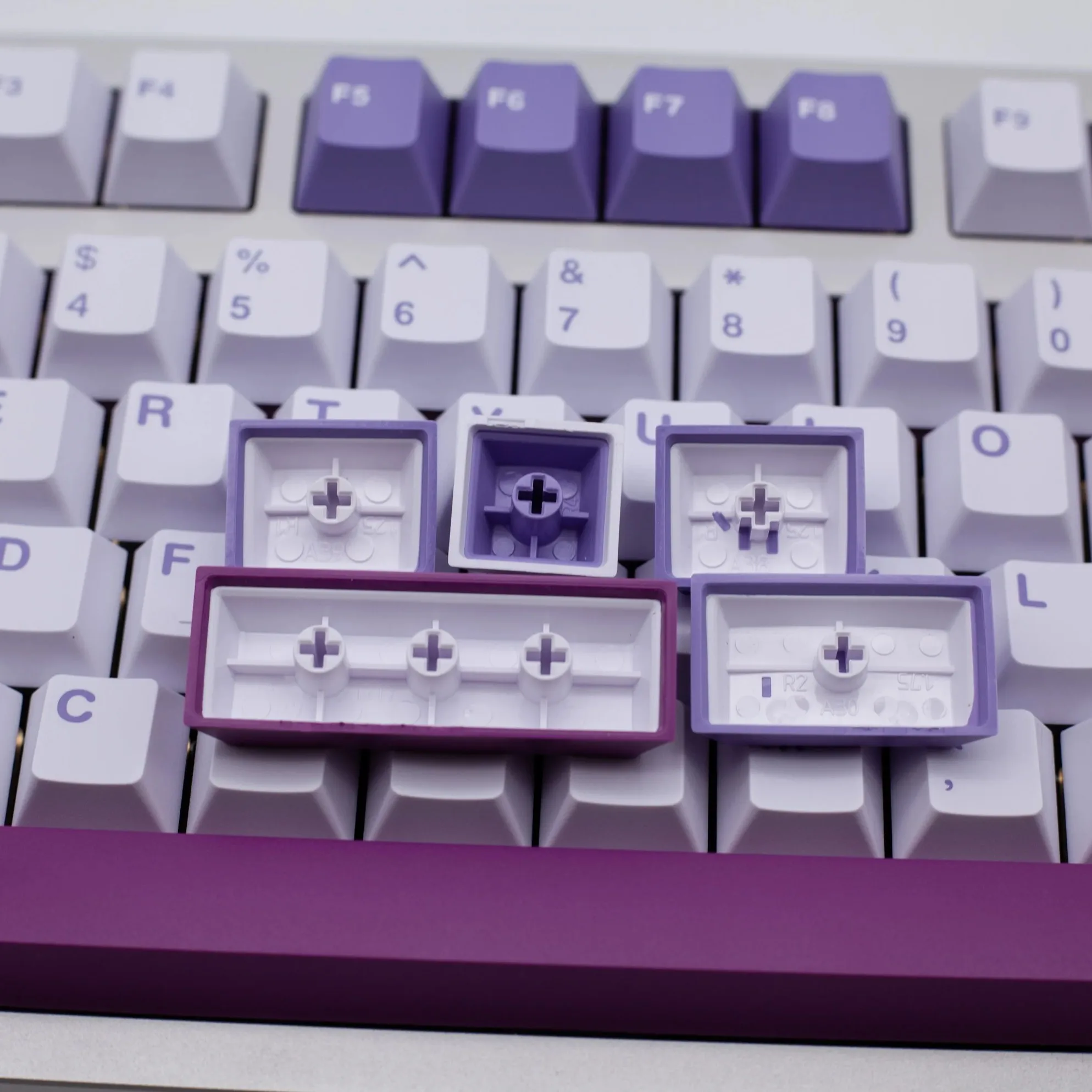 Layout ISO, Teclado Mecânico para Jogos, ABS, 172 Teclas, Espanhol, Francês