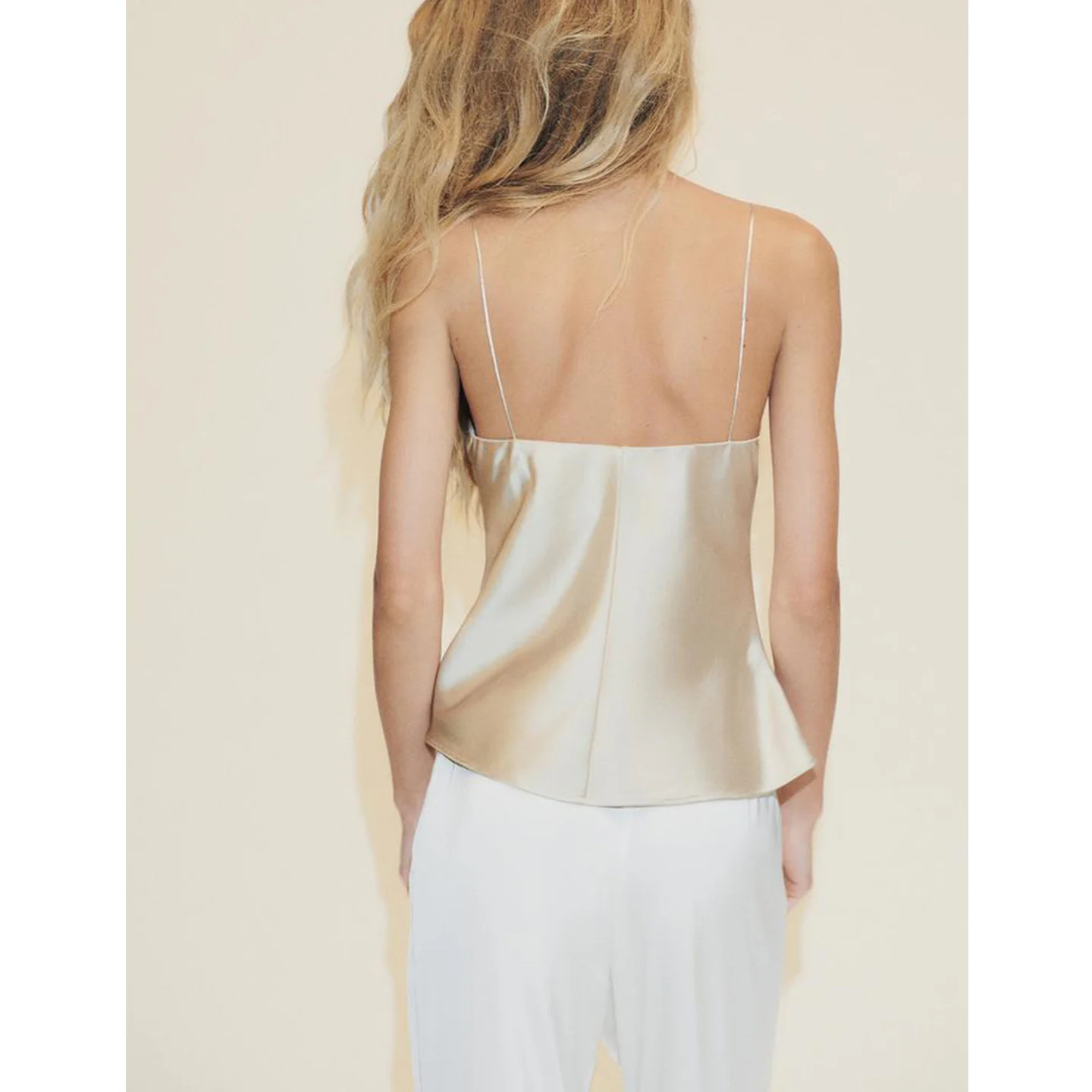 Autumn New Women's Heart Collar Waist Cinched Sexy Strap Satin ort Top Bal Slim Fit Polyester Fiber Outerwear