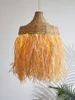 New Design Handmade Woven Wabi Sabi Rattan Grass Thailand Japanese Simple Natural Australia House Popular Pendant Lamps Lights 1