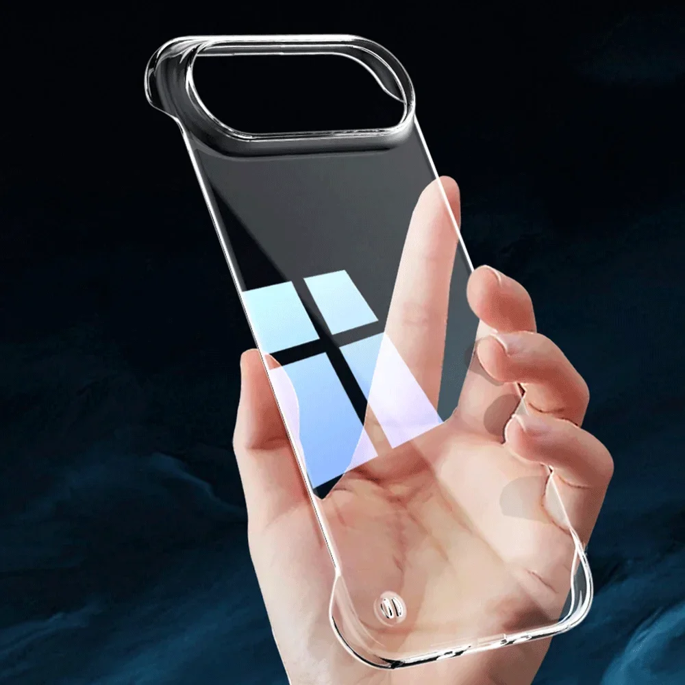 Ultra-Thin Frameless Clear Hard Case with Sleek Design