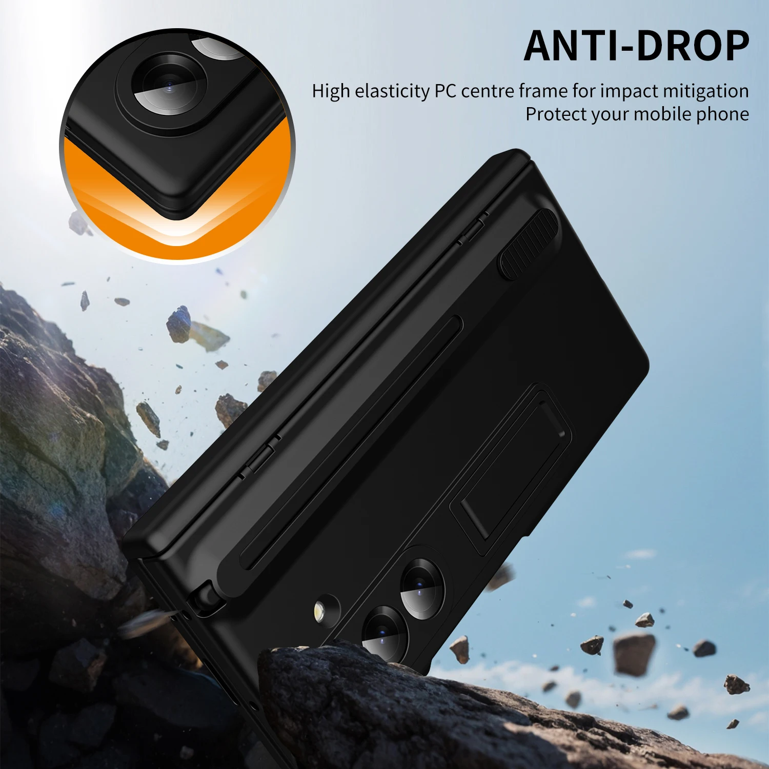 All-in-One Protective Case with S Pen and Telescopic Slot