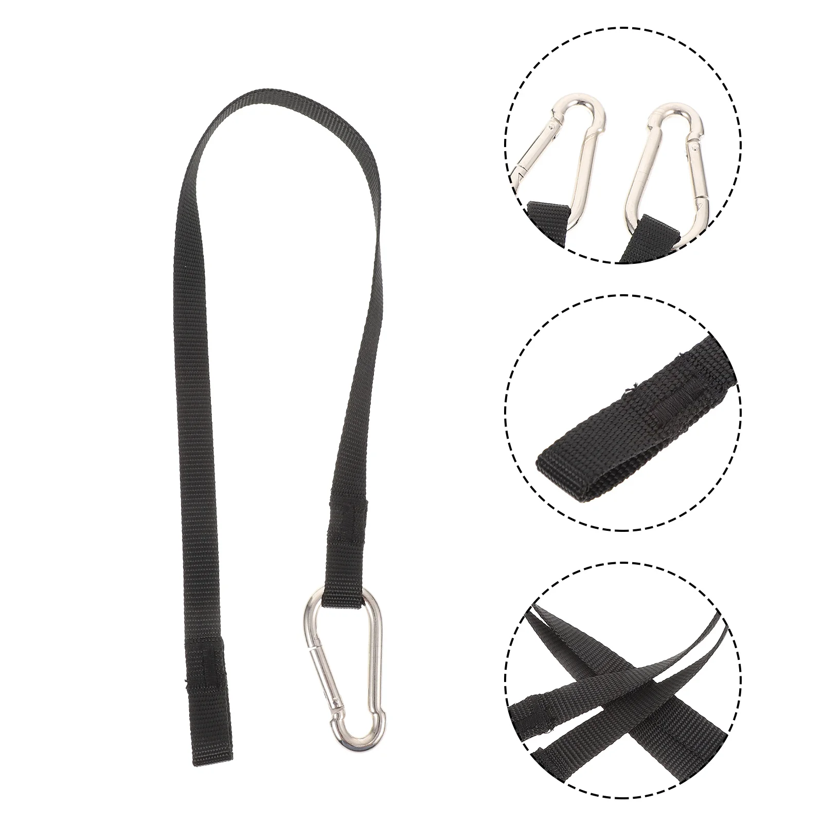 

2 Pcs Gym Extension Belt Handles Attachment Rope for Resistance Bands Puller Bodybuilding Exercise Nylon Down Fitness
