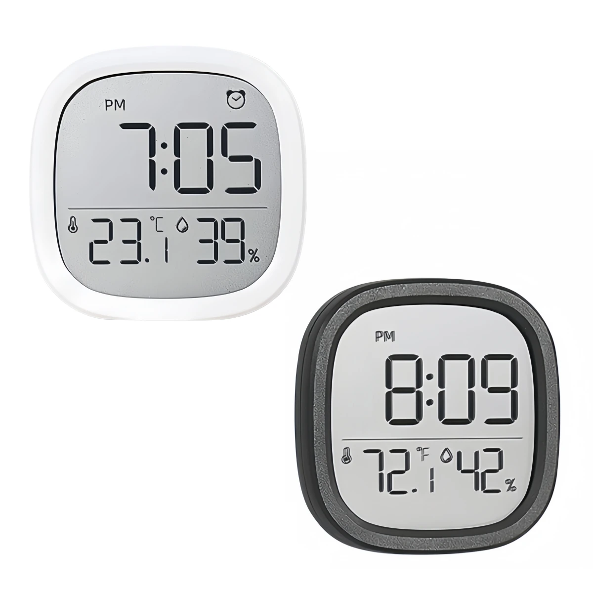 Multifunction Thermometer Hygrometer Desktop Digital Clock Magnetic Alarm Clock Kitchen Timer Loud Alarm