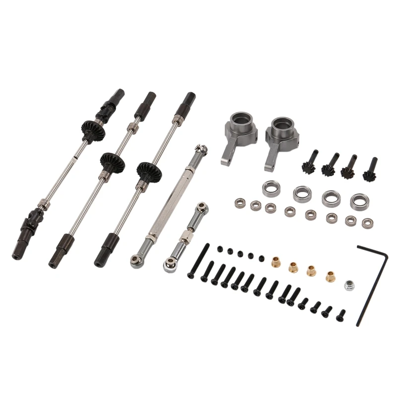 

Обновленные стальные шестерни моста переключения передач для WPL B14 B24 C14 C24 C34 C44 B16 B36 JJRC Q60 1/16 RC автомобильные запасные части, 6X6