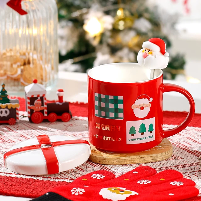 Christmas Tree Mug and Coaster Set