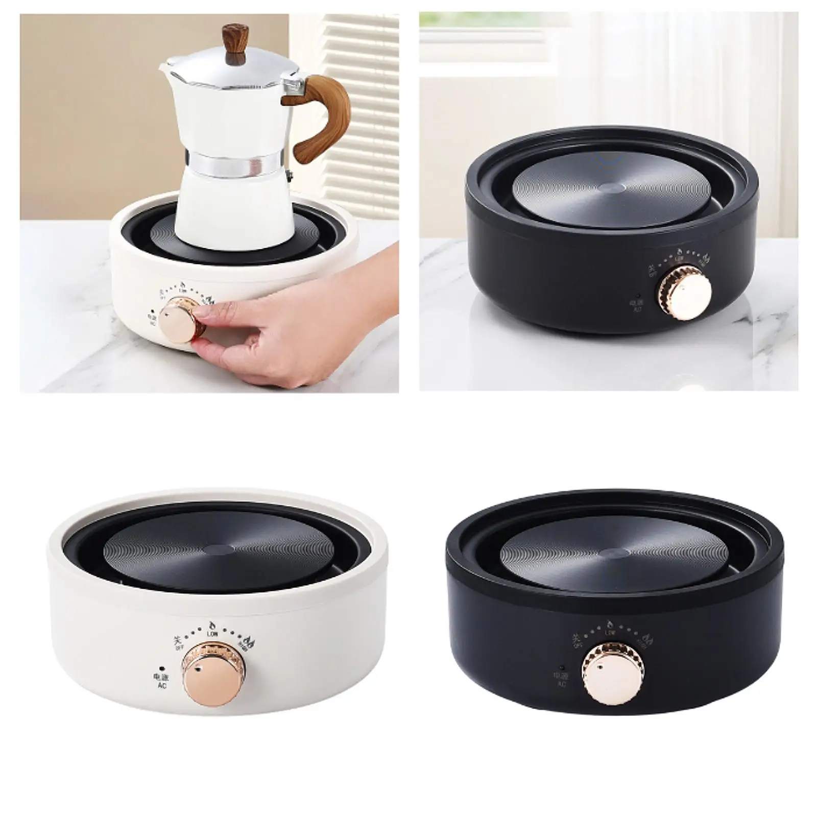 Countertop Electric Stove UK Plug Temperature Control Versatile Ceramic Coffee Heater for Tea Rooms Camping Indoor Tea Room Car