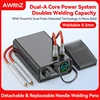 Awithz 9000W Spot Welder High Power Portable Pedal Spot Welding Machine 1330A present Adjustable Welders for DIY 18650 Battery