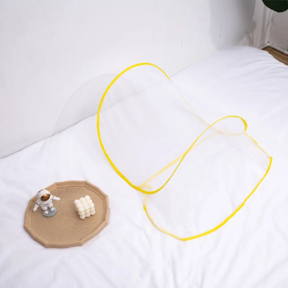 Sommer Pop-Up Mini Folding Moskitonetz Abdeckung Tragbare Verschlüsselung Anti-Moskito Kopf und Gesicht Schädlingsbekämpfung Heimtextilien Bett Netze – Detail 14