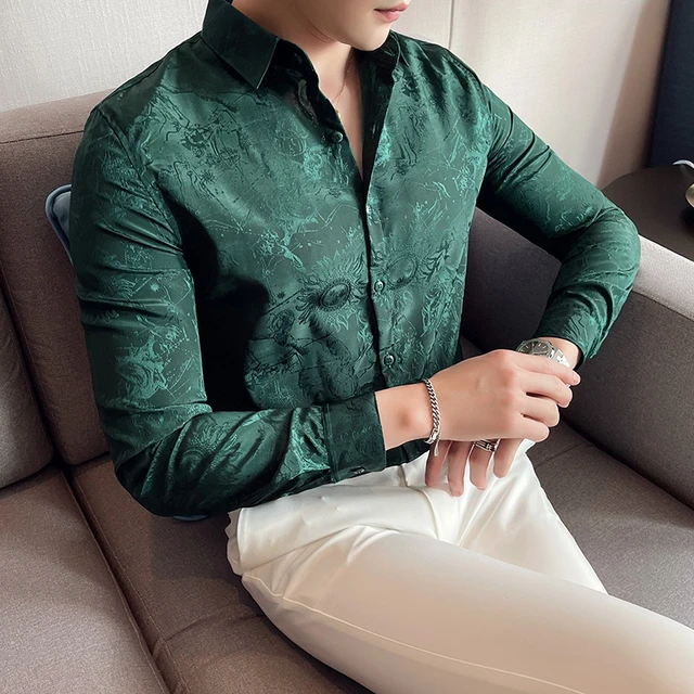 green dress shirt mens