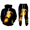 Rap Singer 2 PAC Tupac 3D Printed Hoodie Suit Men Sweatshirts Sweatpants Casual Fashion Two Piece Tracksuit Set Men's Clothing 6