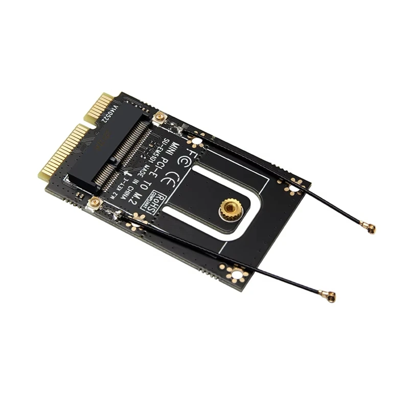 M.2 NGFF-미니 PCI-E(PCIe+USB) 어댑터, M.2 Wifi 블루투스 무선 Wlan 카드 AX200 9260 8265 8260-A86Z용