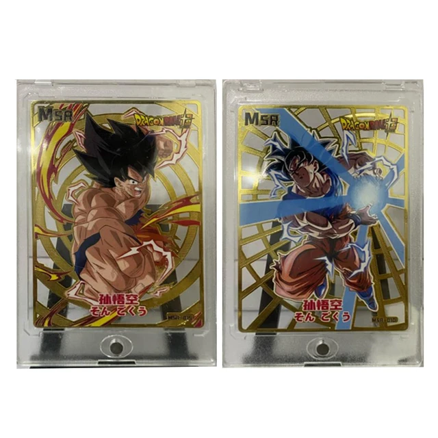 Em promoção! O Anime Dragon Ball Super Saiyajin Herói Da Batalha Placa De  Son Goku Desenho Animado Jogo De Cartão De Colecionador < Brinquedos E  Hobbies ~