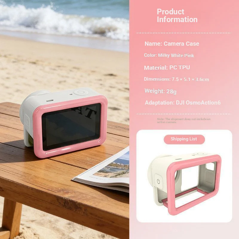 Action6 white pink