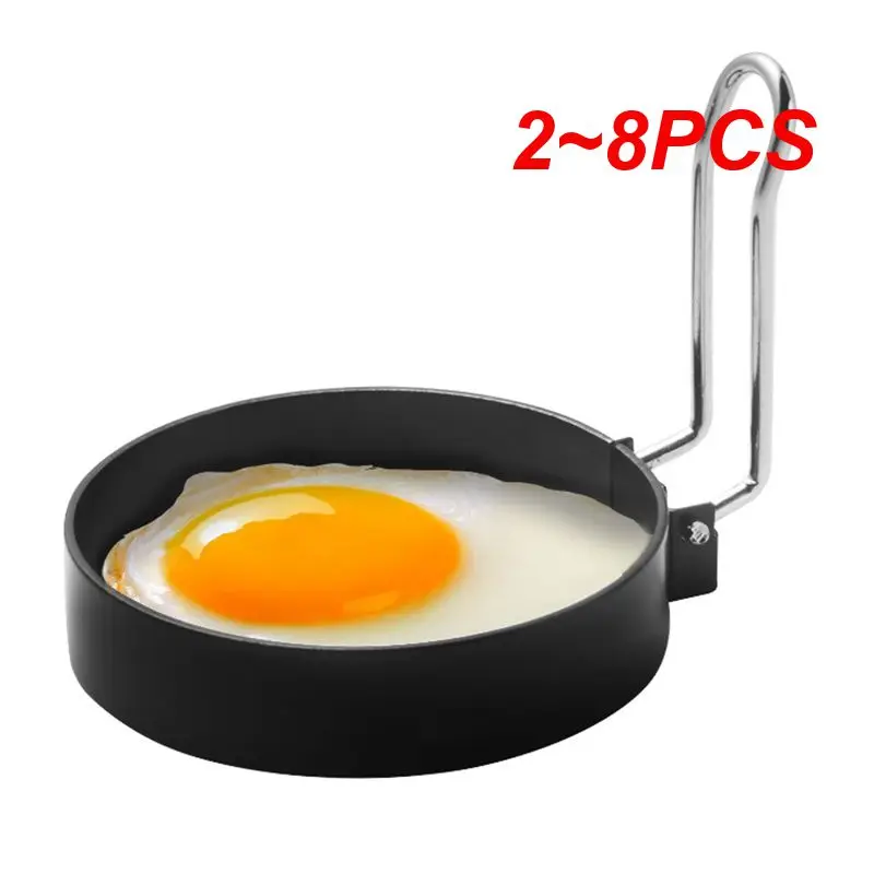 

2~8PCS Egg Frying Ring Circle Breakfast Pancake Fried Egg Mold Round Stainless Steel Cooking Tool Kitchen Tools Baking