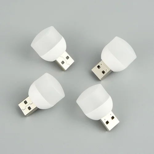 USB 플러그 램프 작은 LED 야간 조명 컴퓨터 모바일 전원 충전 미니 책 램프 LED 눈 보호 광장 독서 빛 4