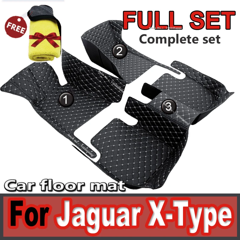 

Автомобильные коврики для Jaguar X-Type XTYPE X TYPE 2002 ~ 2009, набор кожаных ковриков, противогрязные накладки, автомобильные аксессуары, детали интерьера 2003