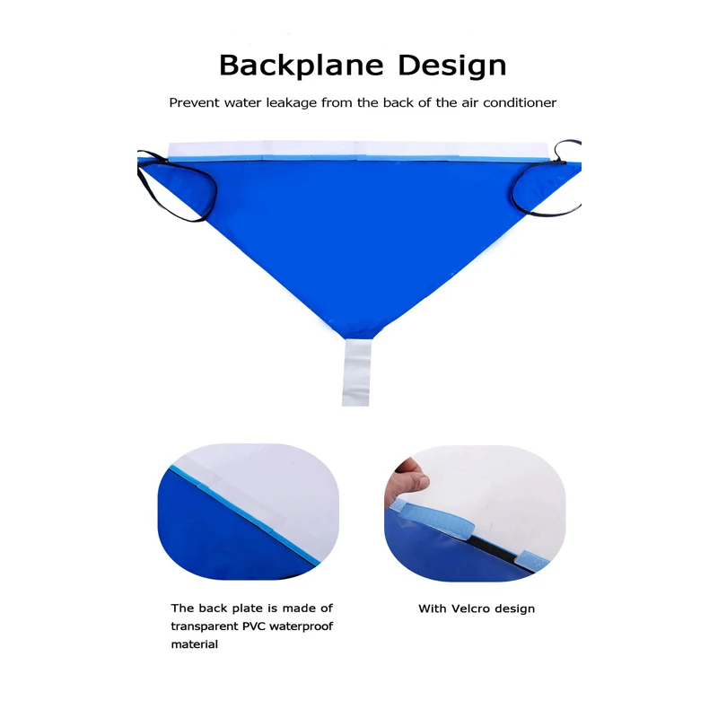 Air Conditioning Cover Waterproof With Water Pipe Below 2P