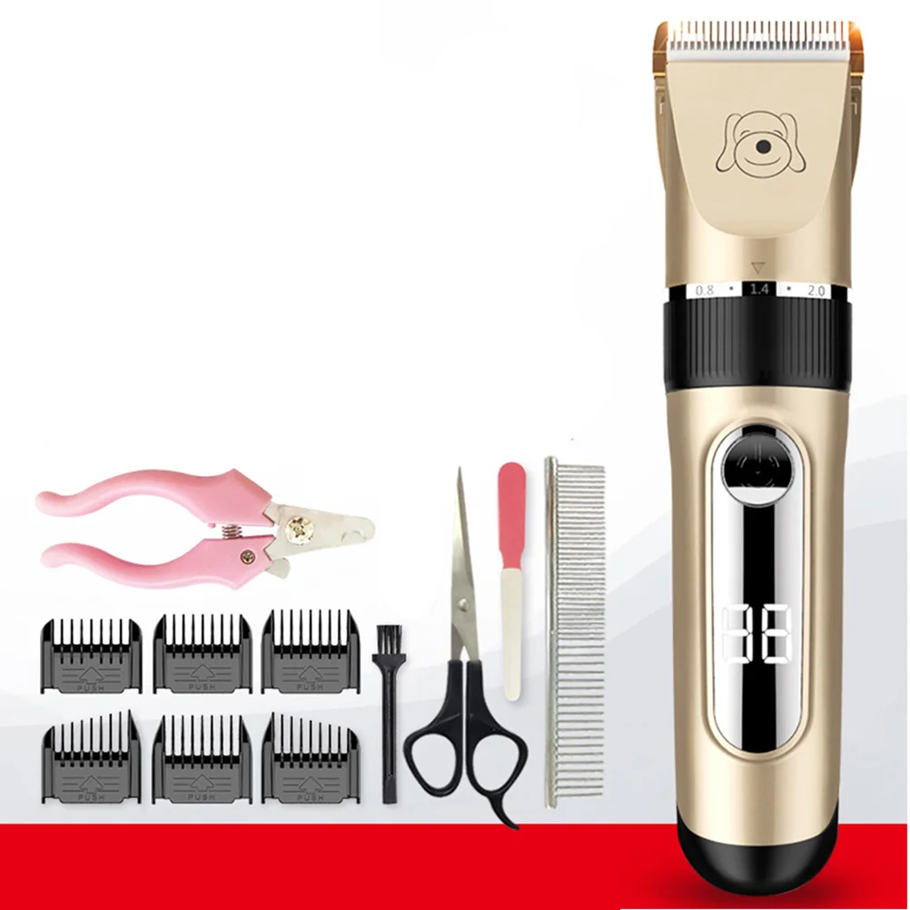 

USB Clipper Grooming Hair Shaver Trimmer Cordless for Trimming Hair Body of Small Medium Large Pets Dogs Cats without