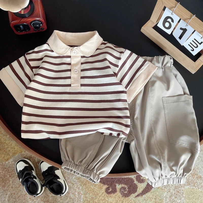 kids clothes Summer Baby Boys Clothing Sets Tee T-shirt + Short Pants Casual Cotton Girls Outfits Suits 1-4 Years Children Wear