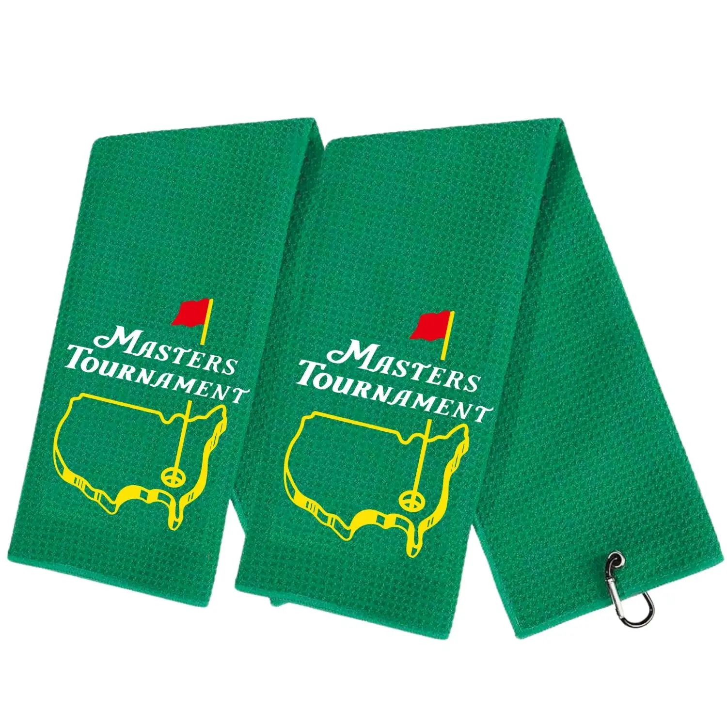 2 Count Great Christmas Golf Gifts Funny Embroidered Golf Towels for Bags Gifts for Men Stuff golf towel