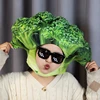 Lovely Broccolis Hat Plush Headgear Birthday Party Hat Role Play Costume Caps 1