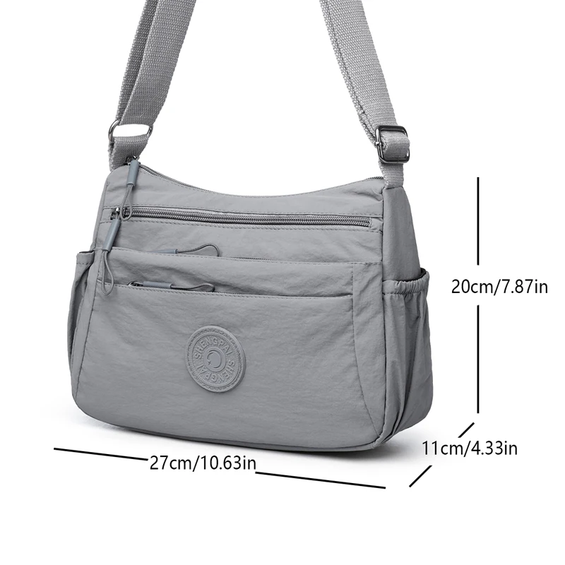 [Multi layer] Single shoulder crossbody bag - unisex - suitable for men, women, middle-aged and elderly people to travel and rel