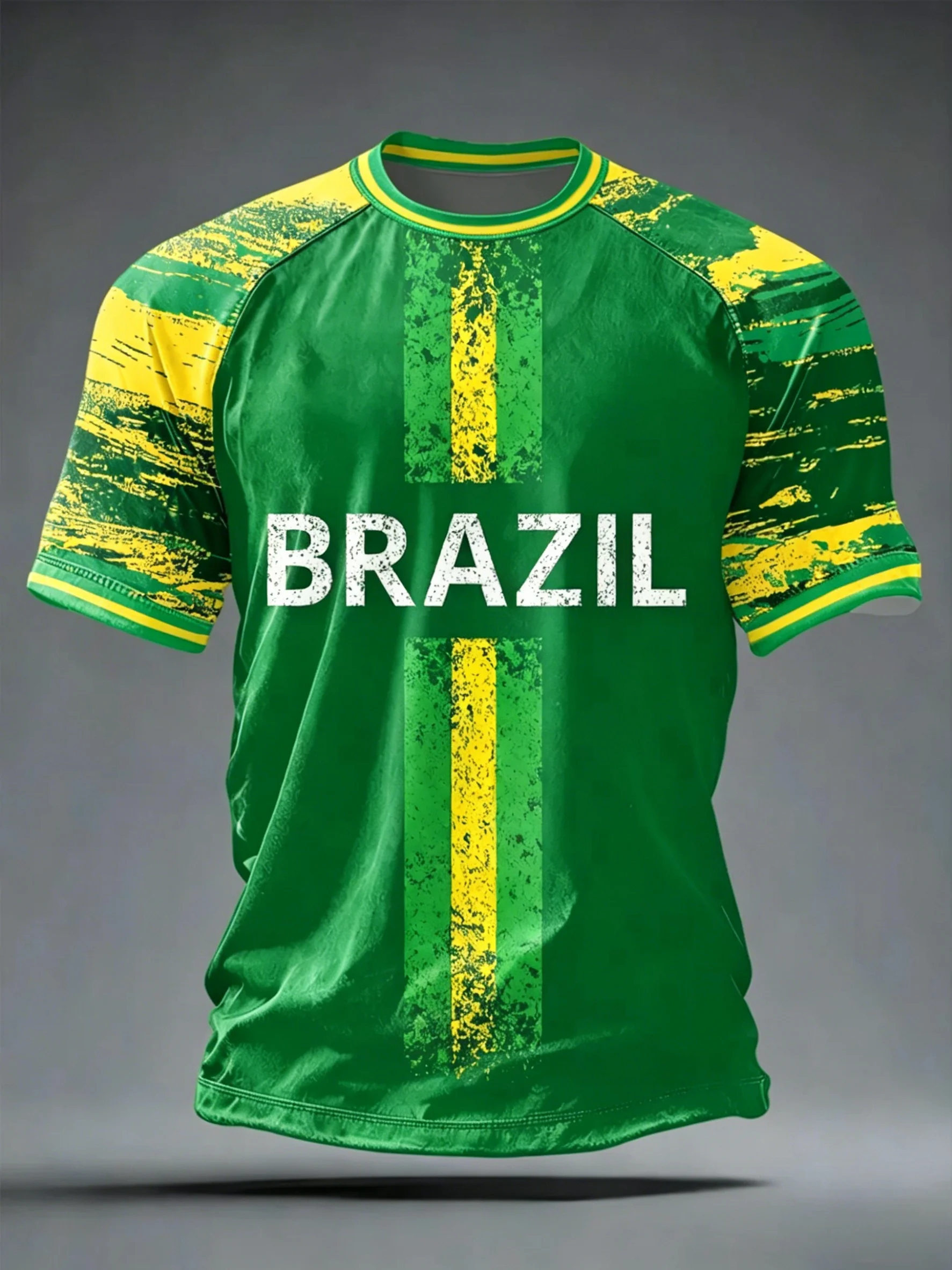 2026 Summer New Brazil Football Jerseys For Men Classic God Brazil Short Sleeve… - Image 3