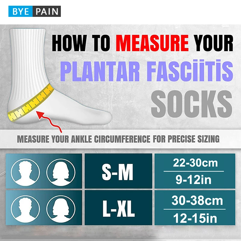 1Pair Ankle Compression Sleeve Open Toe Ankle Compression Socks Plantar Fasciitis Support Brace for Men Women Arch Support
