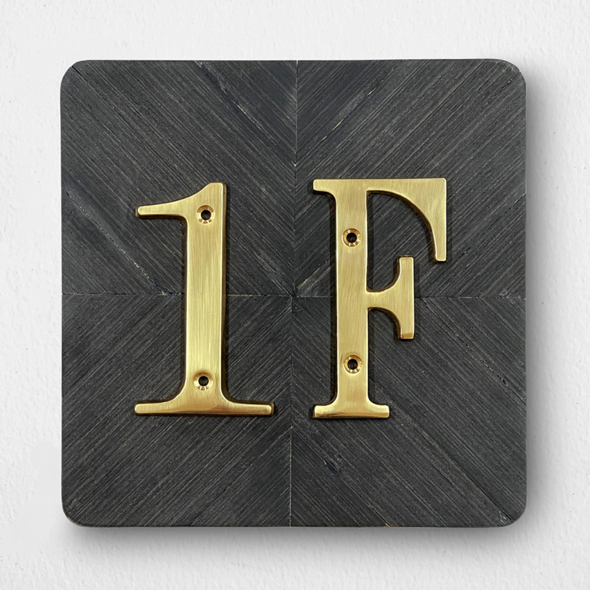 Brass House Number Outdoor 101mm 4 inch Metal Letter Apartment Door Number Mailbox Address Sign #0-9 With Screws 1pc,house number signs,door signs,house numbers,number plate
