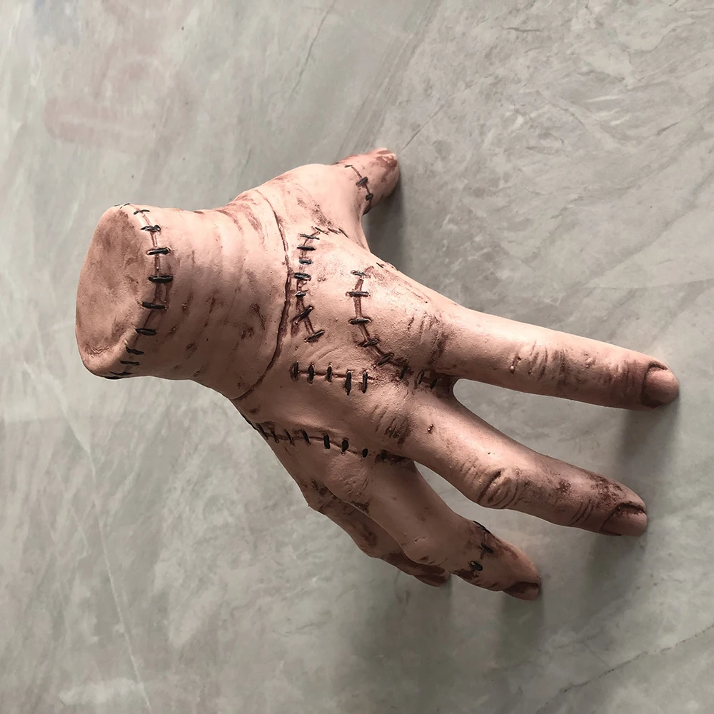 Wednesday Thing Hand Cosplay Anime Movie Scary Props Decorations Fans Gifts