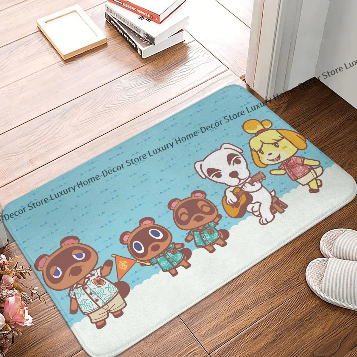 Animal Crossing: New Horizons Tappetino Da Bagno Antiscivolo Tappetino Da Bagno New Horizons Tappeto Da Balcone Tappeto Di Benvenuto Decorazioni Per L