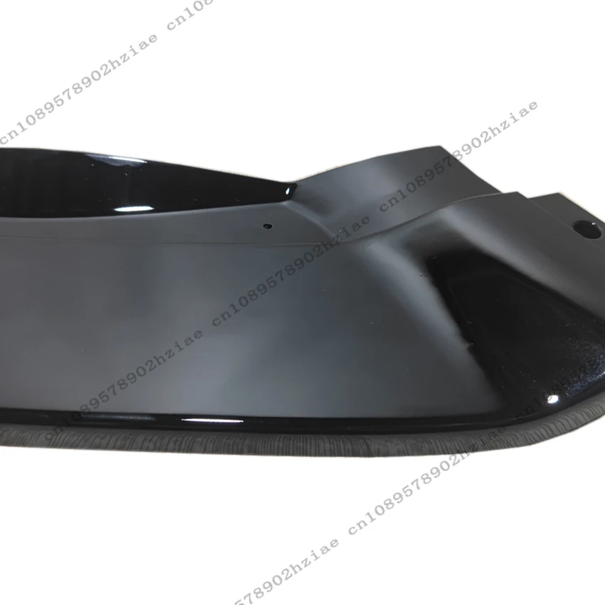 폭스 바겐 골프 6 MK6 R R20 2008-2013 용 앞 범퍼 스플리터 립 블랙 튜닝은 자동차의 전체 공격성을 증가시킵니다.